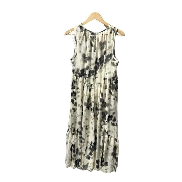 SIMPLY Vera Vera Wang Shirred Waist Midi Dress Camo - Picture 7 of 7